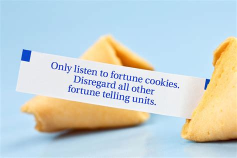 What do you write inside a fortune cookie?